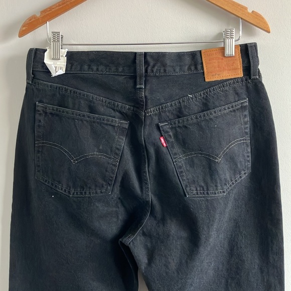 Premium Levi’s 501 black tapered slim jeans New button fly - Picture 9 of 13